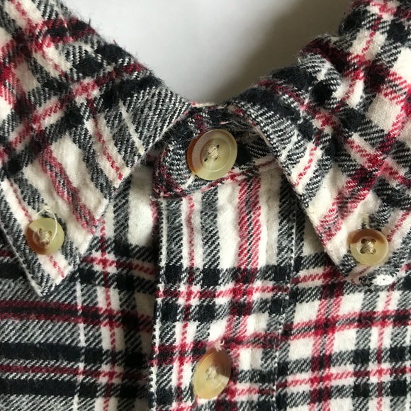 Woolrich Flannel Shirt Large Front Pocket 100% Cot - Picture 4 of 8